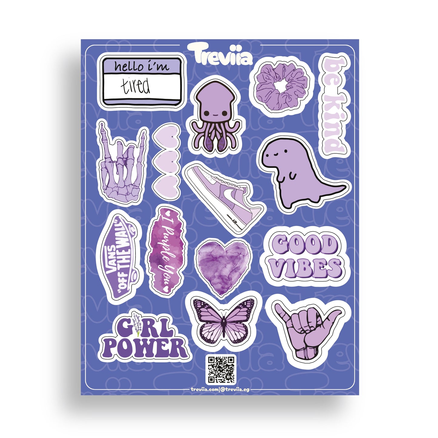 BE KIND PURPLE SHEET