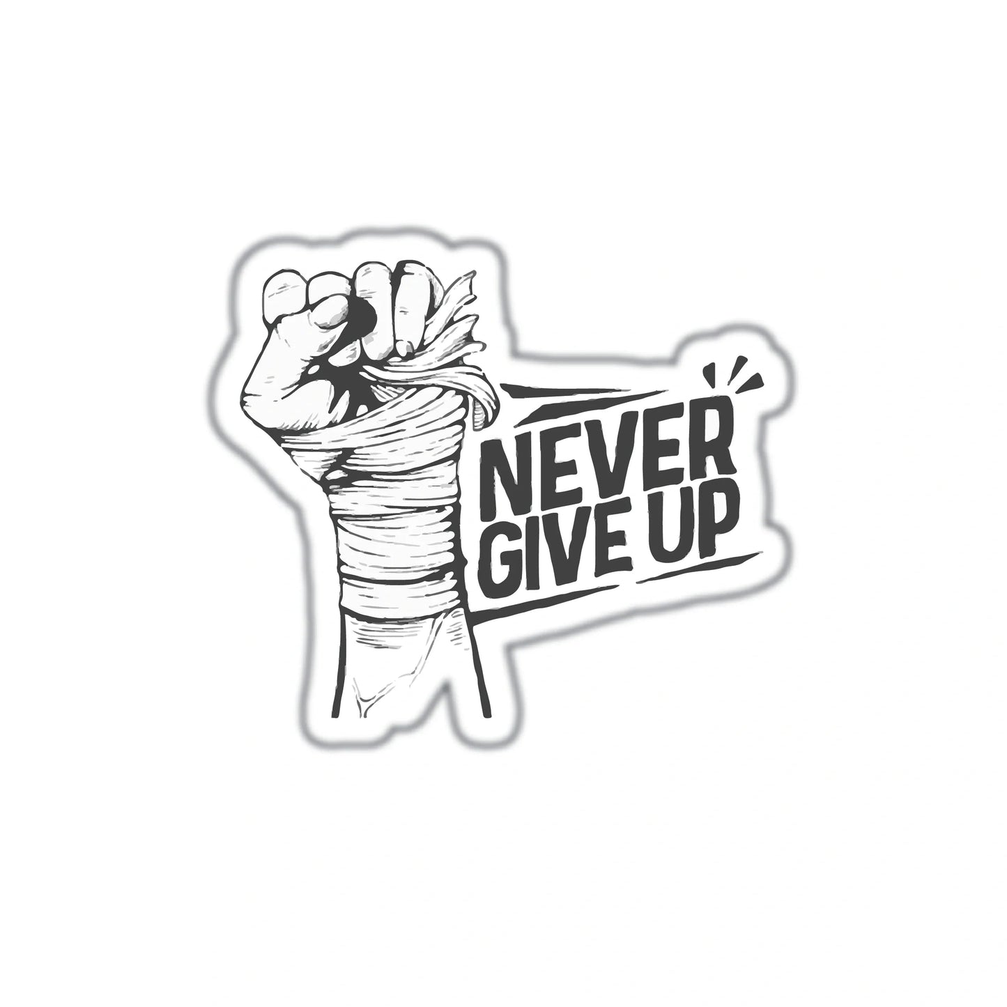 NEVER GIVE UP