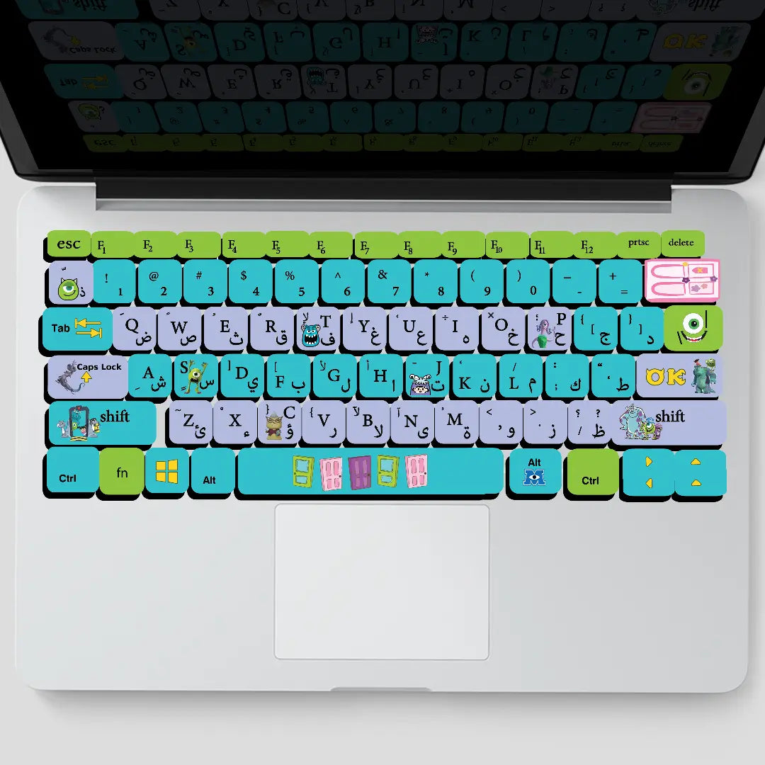 MONSTER INC: KEYBOARD STICKERS