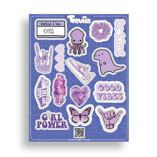 BE KIND PURPLE SHEET