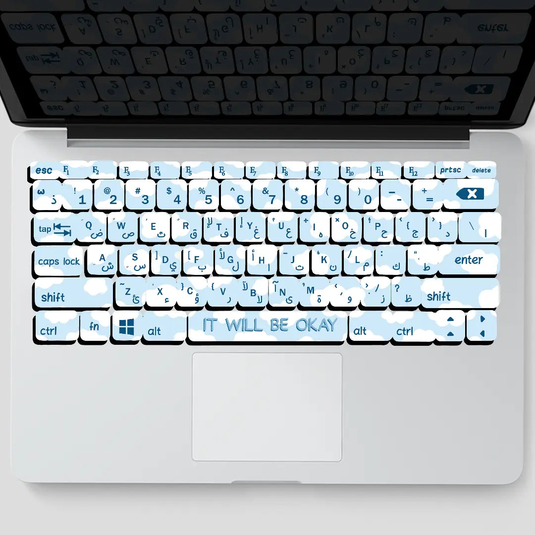 CLOUDS: KEYBOARD STICKER