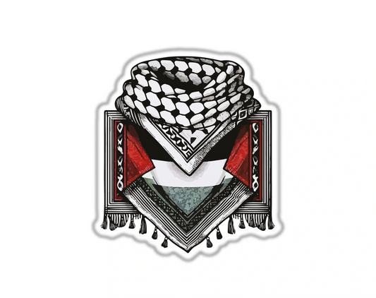 KEFFIYEH AND PALESTINE FLAG